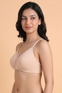 Zivame Essentials Double Layered Non Wired Full Coverage T-Shirt Bra - Cloud Pink — thumbnail 2
